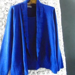 Sweater Rebecca Malone Womens PXL(356boswt) preowned no damage very clean good